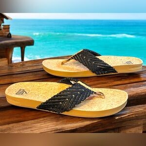 Reef Cushion Strand Flip Flops - Size 11